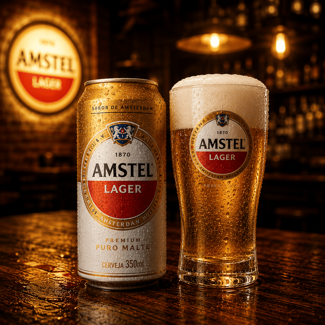 Cerveja Amstel Lata 350 ml